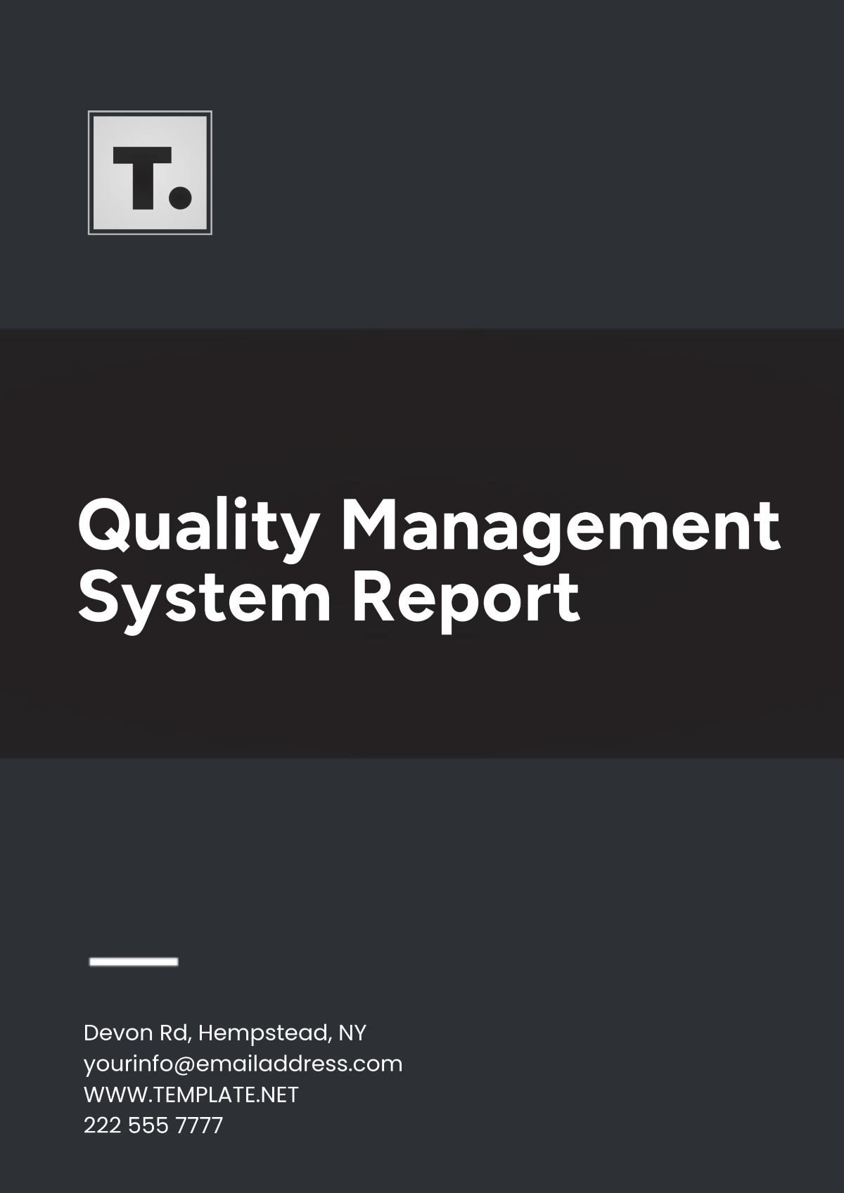 Quality Management System Report Template - Edit Online & Download