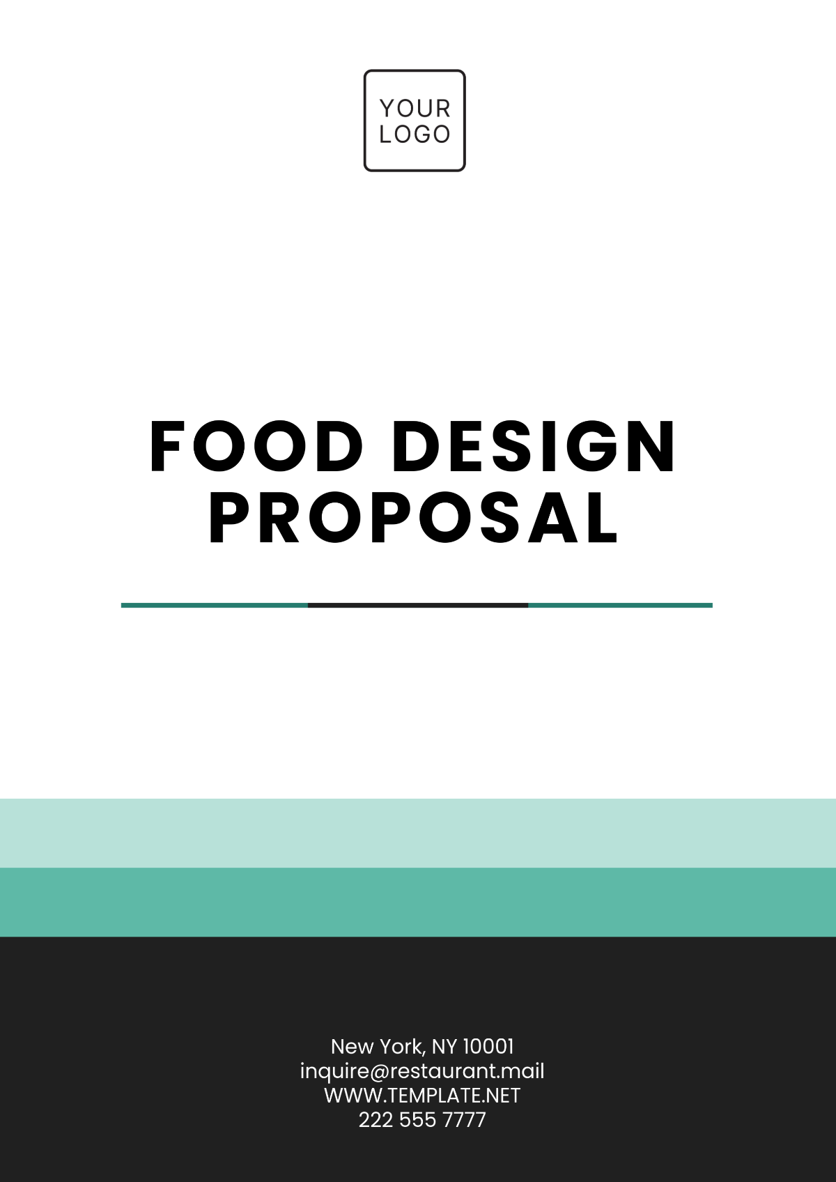 Free Food Design Proposal Template - Edit Online & Download | Template.net