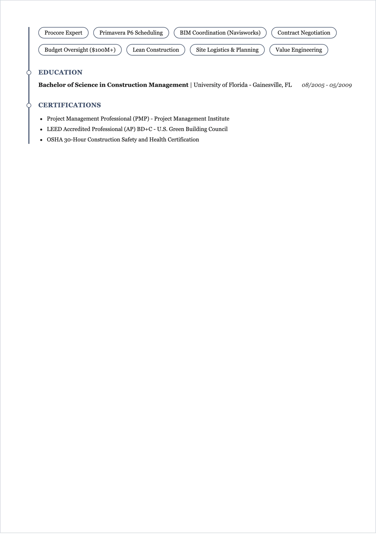 Free Detailed ATS Resume Outline Template, AI Resume Builder