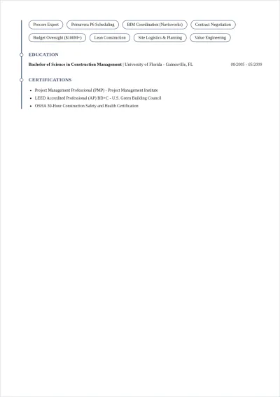 Free Detailed ATS Resume Outline Template, AI Resume Builder