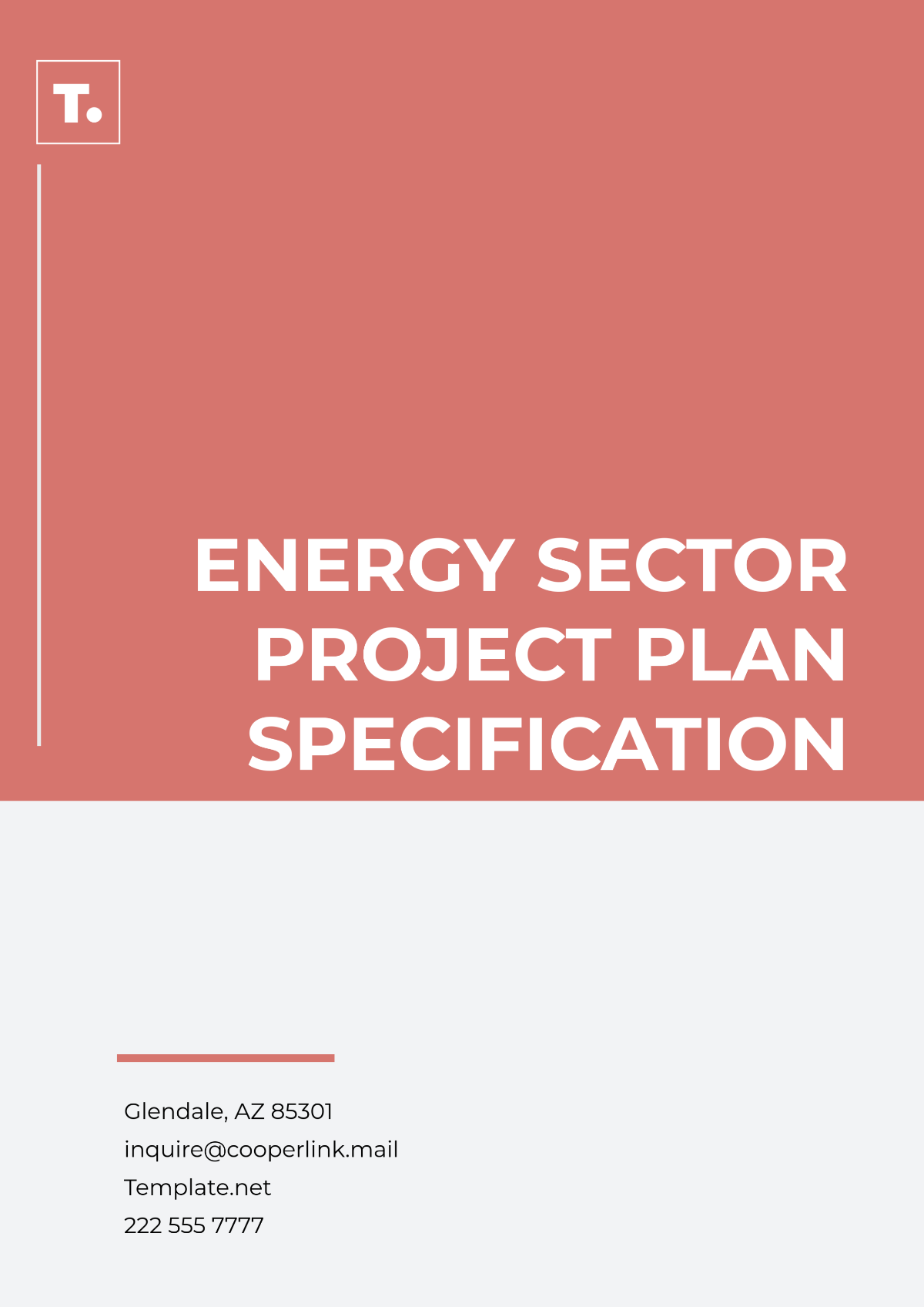 Energy Sector Project Plan Specification Template - Edit Online & Download