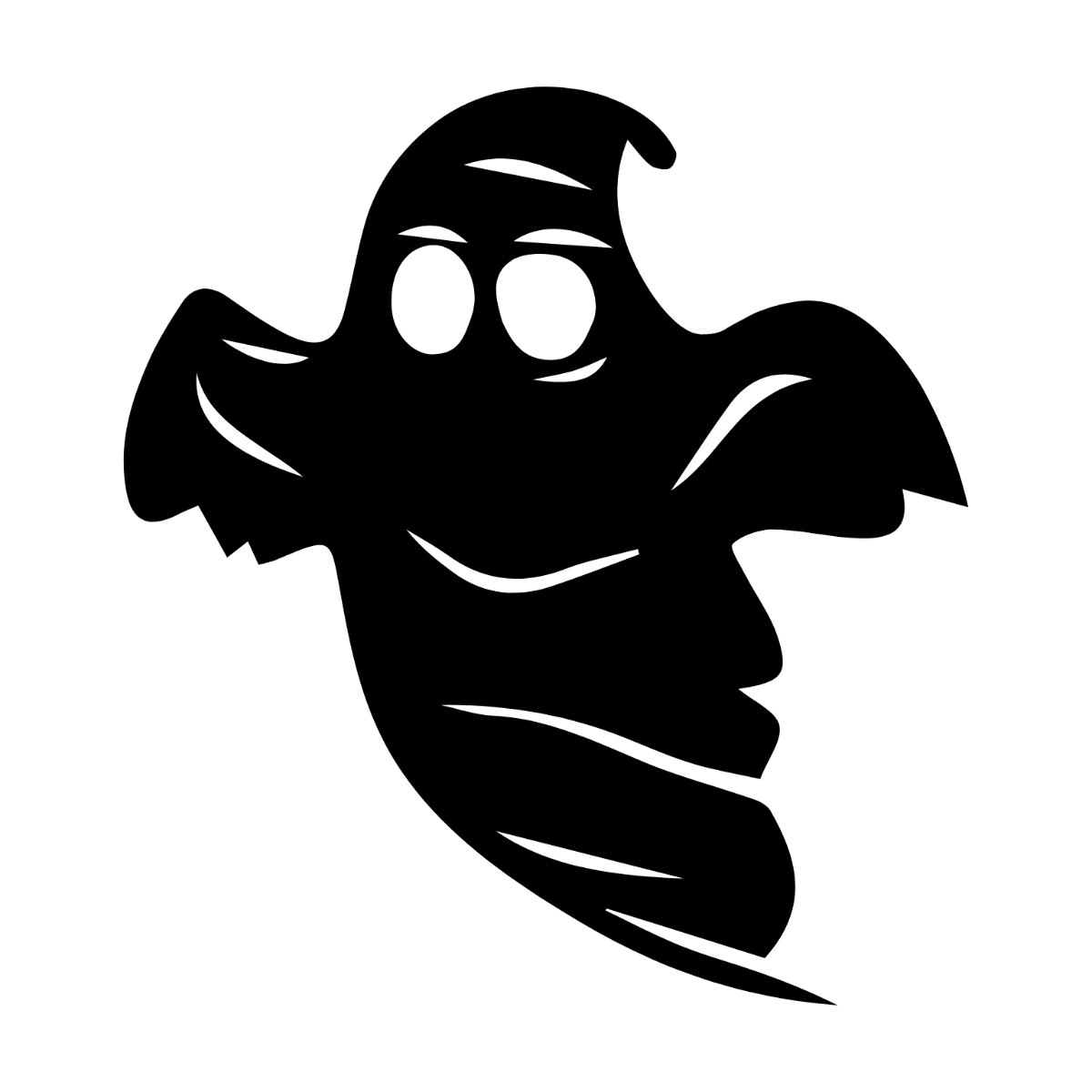 Free Ghost Silhouette Clipart Template - Edit Online & Download