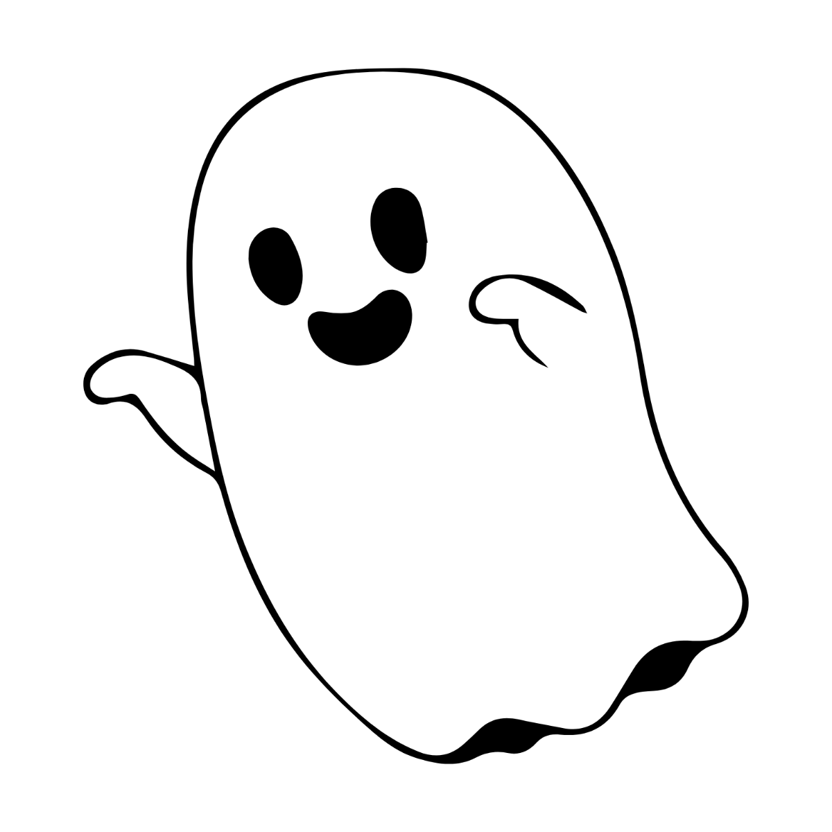 Free Minimalist Ghost Clipart Template - Edit Online & Download