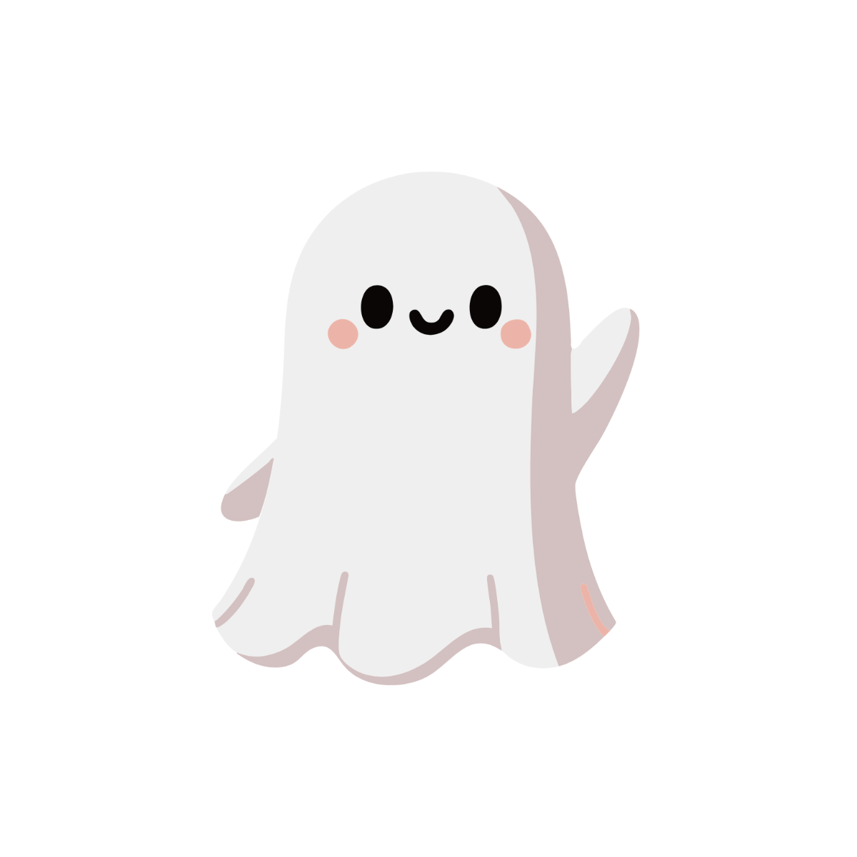 Cute Ghost Clipart - Edit Online | Template.net