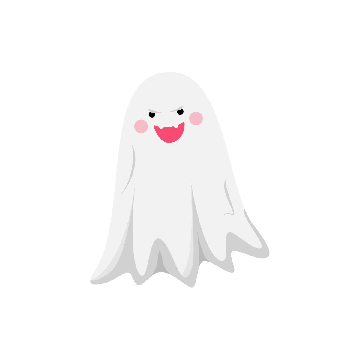 Cartoon Ghost Clipart - Edit Online | Template.net