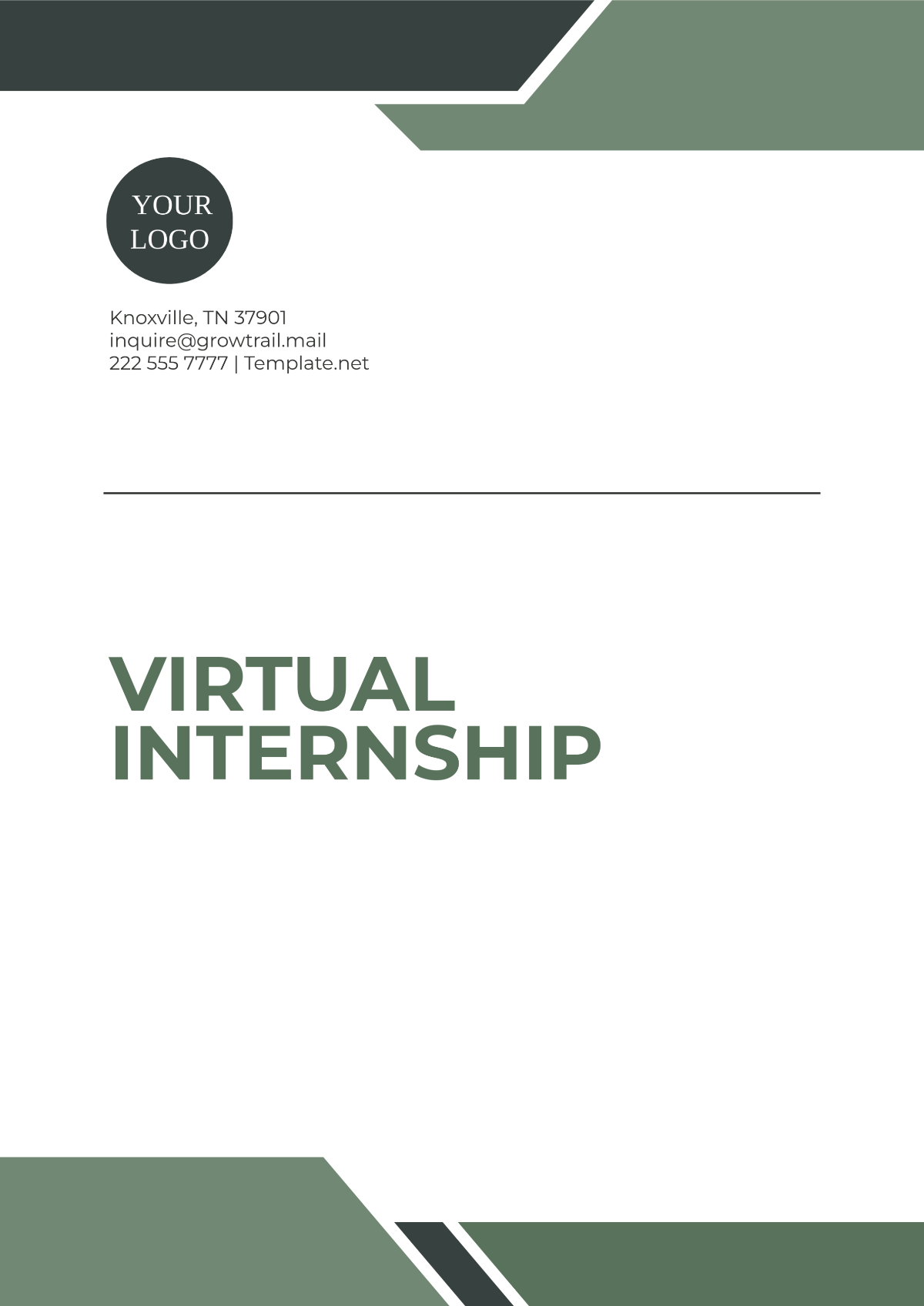 Virtual Internship Template - Edit Online & Download