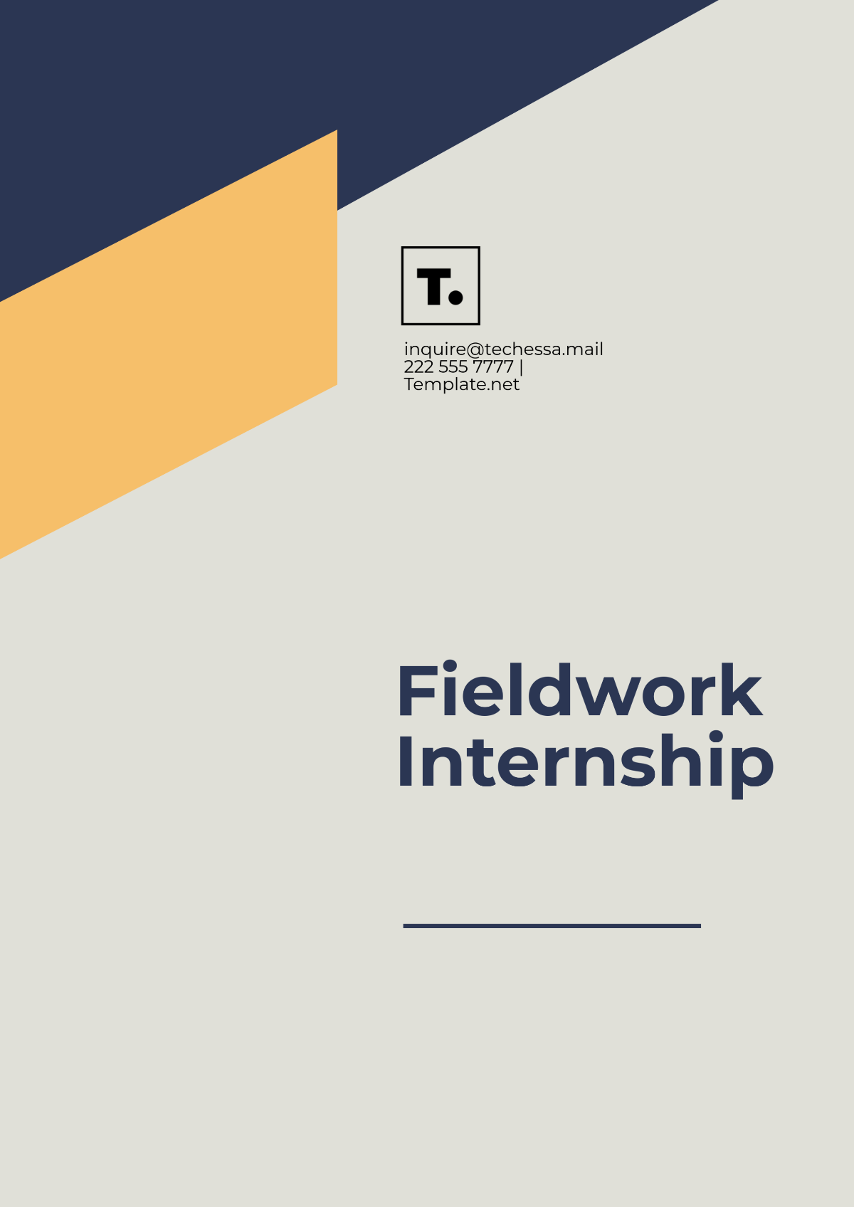 Fieldwork Internship Template - Edit Online & Download