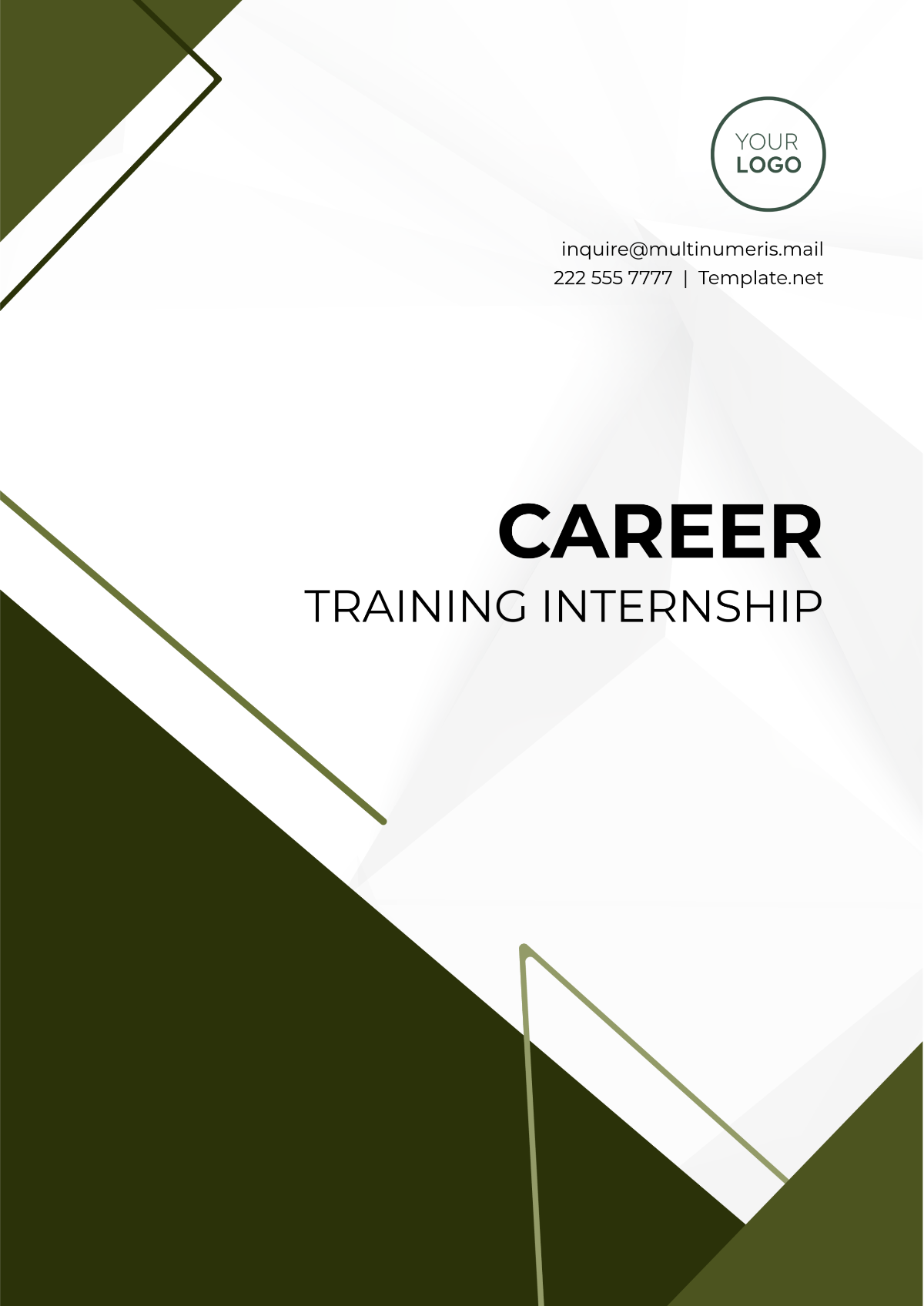 Career Training Internship Template - Edit Online & Download