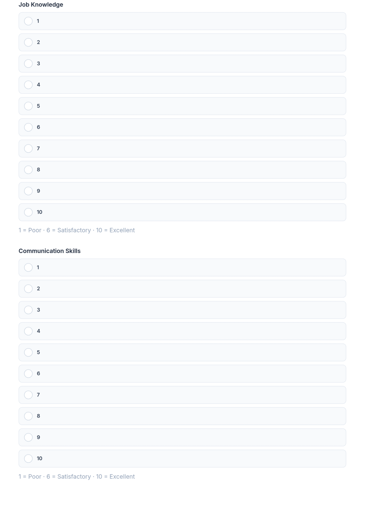 Free Trainee Evaluation Form Template & AI Maker