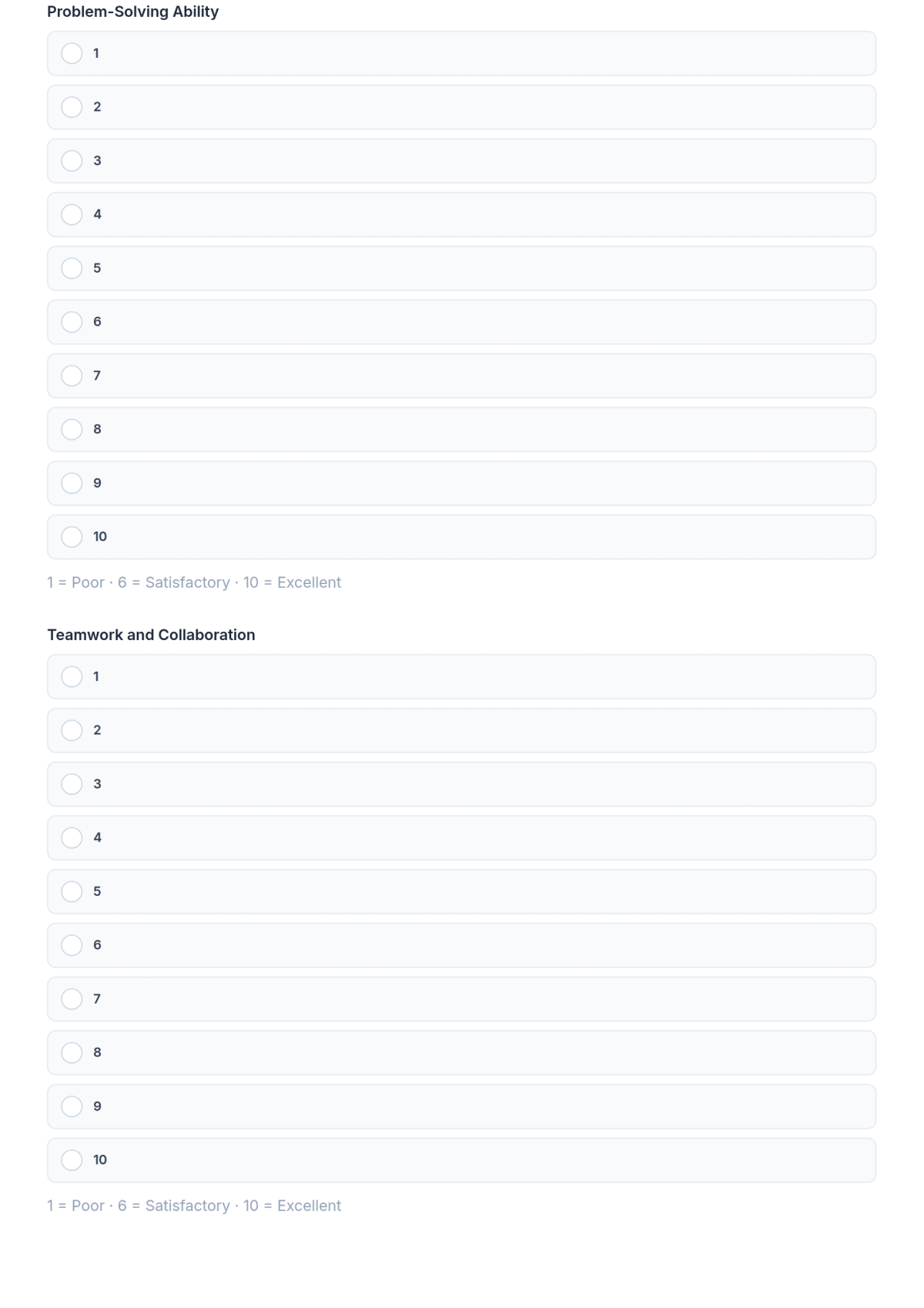 Free Trainee Evaluation Form Template & AI Maker