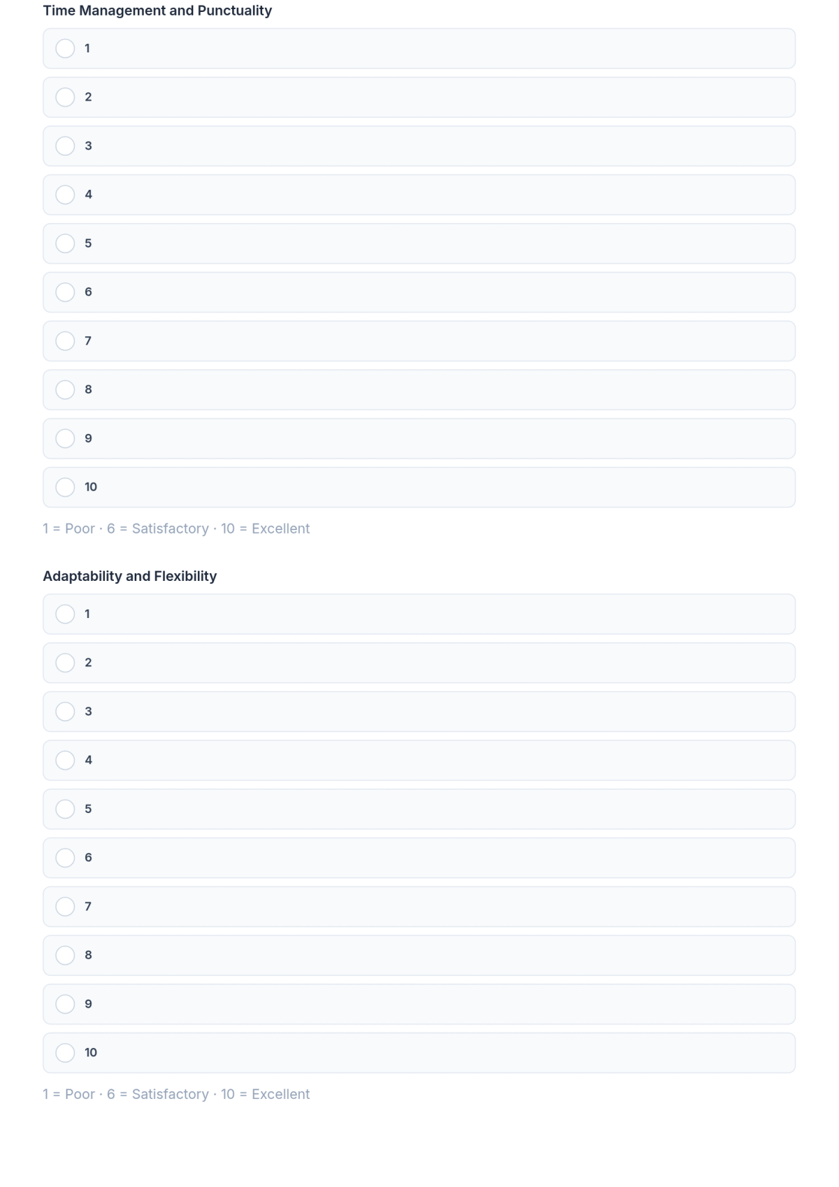 Free Trainee Evaluation Form Template & AI Maker