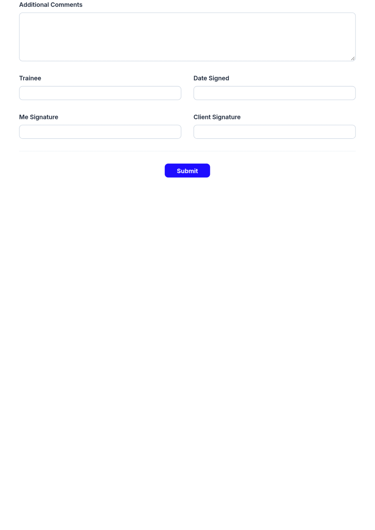 Free Trainee Evaluation Form Template & AI Maker