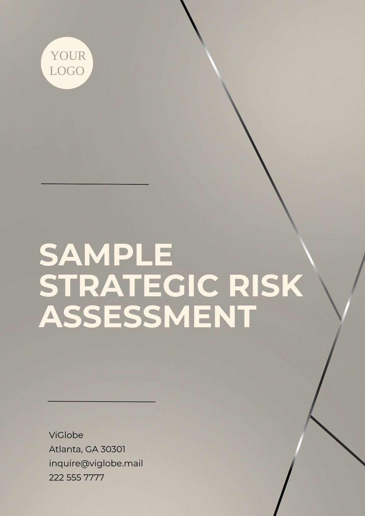 Sample Strategic Risk Assessment Template - Edit Online & Download