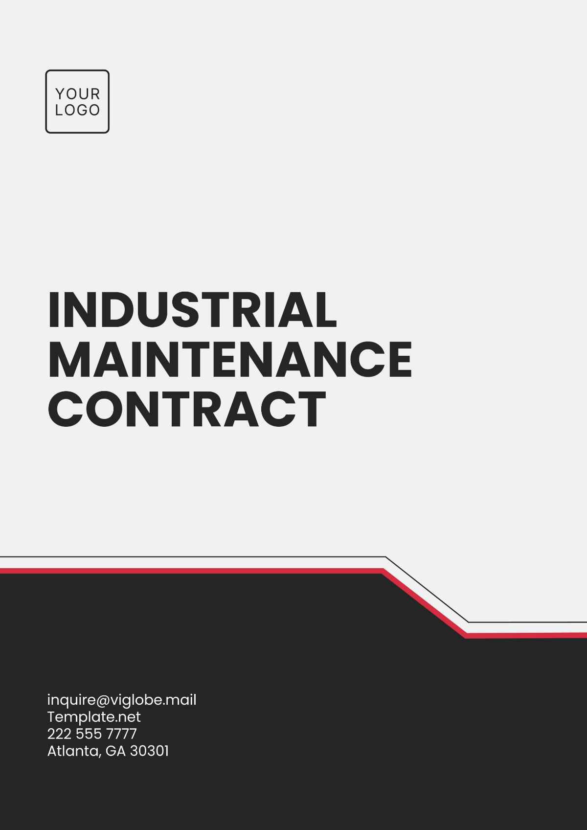 Industrial Maintenance Contract Template - Edit Online & Download