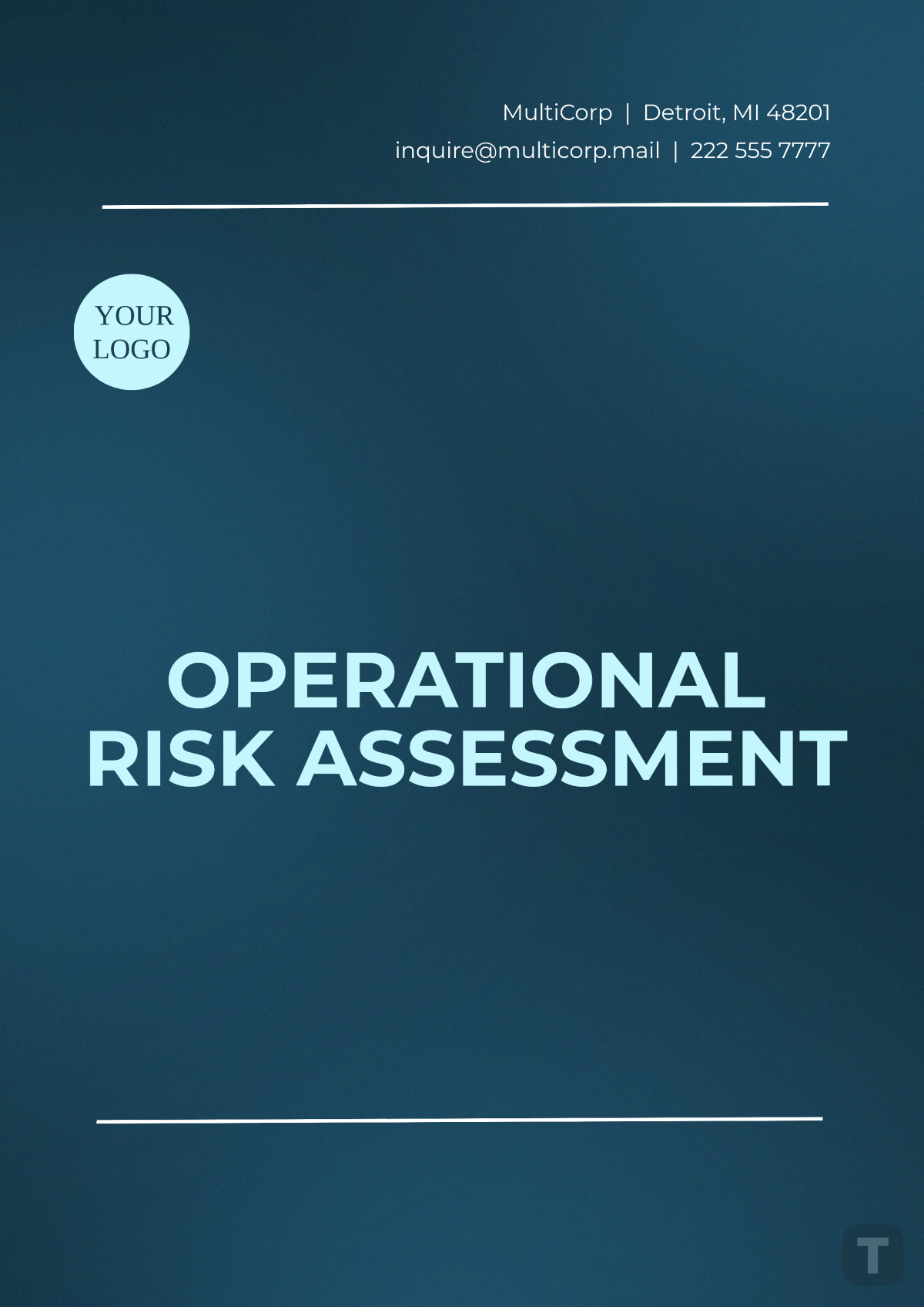 Operational Risk Assessment Template - Edit Online & Download