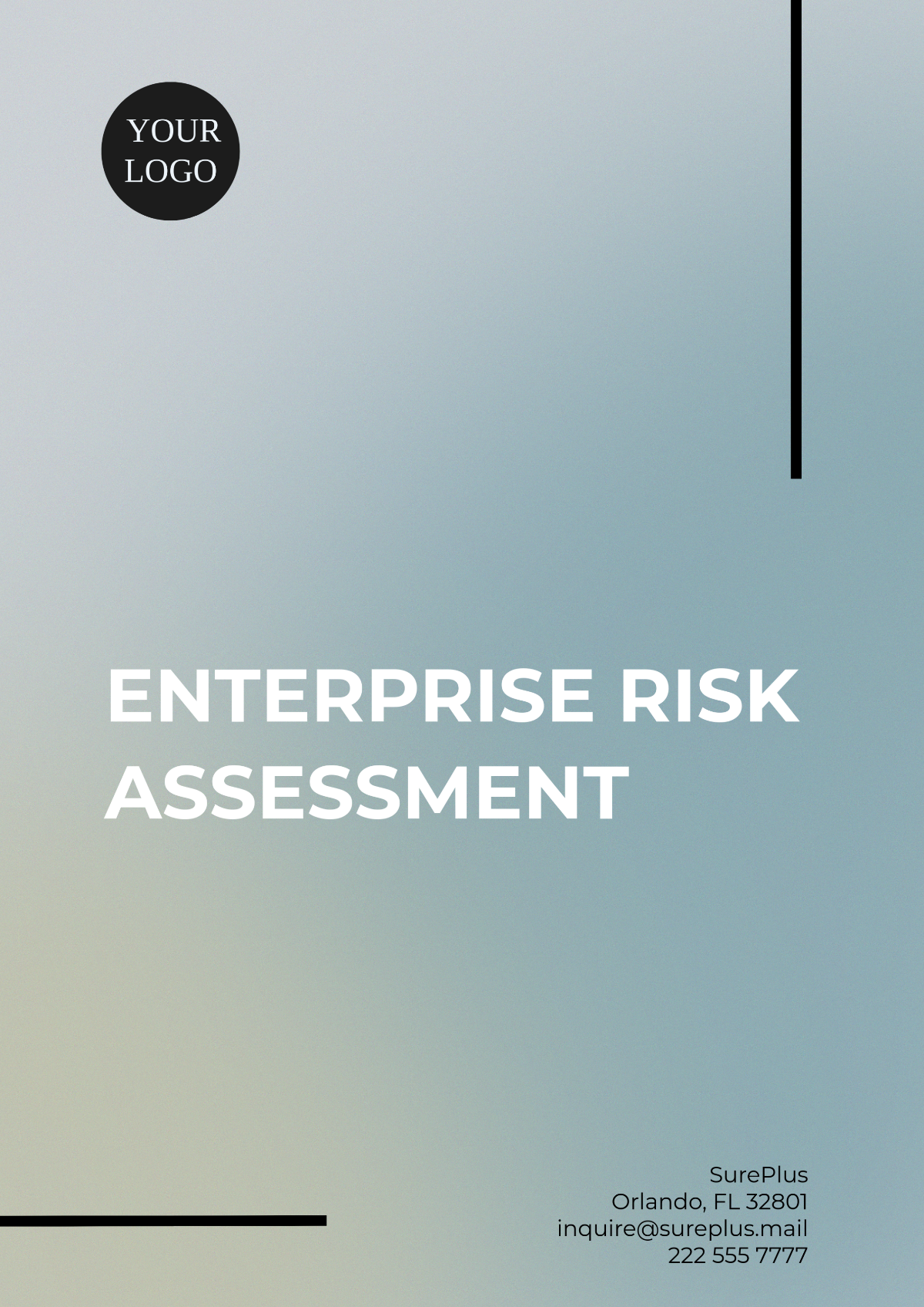 Enterprise Risk Assessment Template - Edit Online & Download