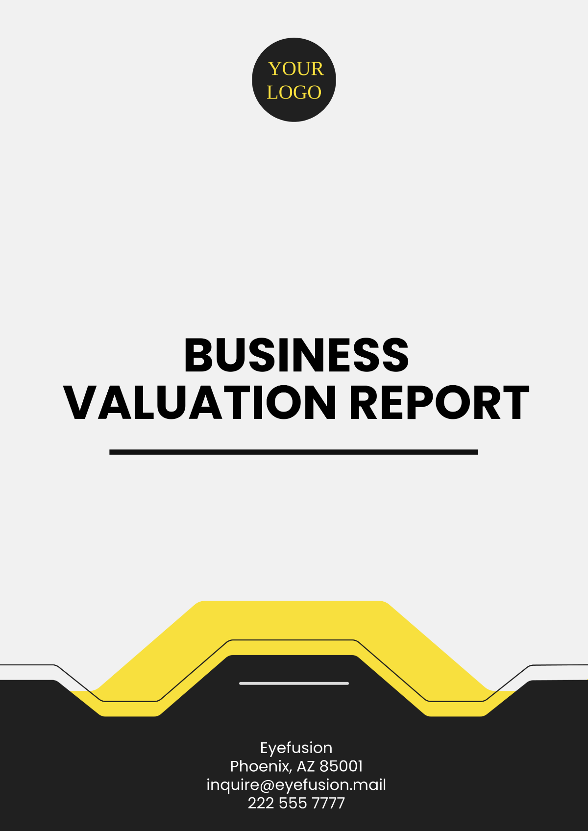 Business Valuation Report Template - Edit Online & Download