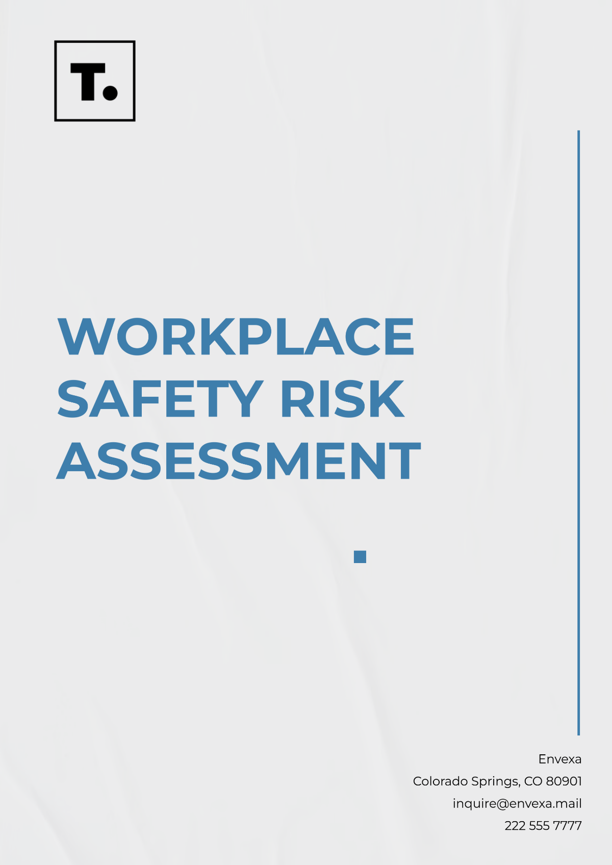 Workplace Safety Risk Assessment Template - Edit Online & Download