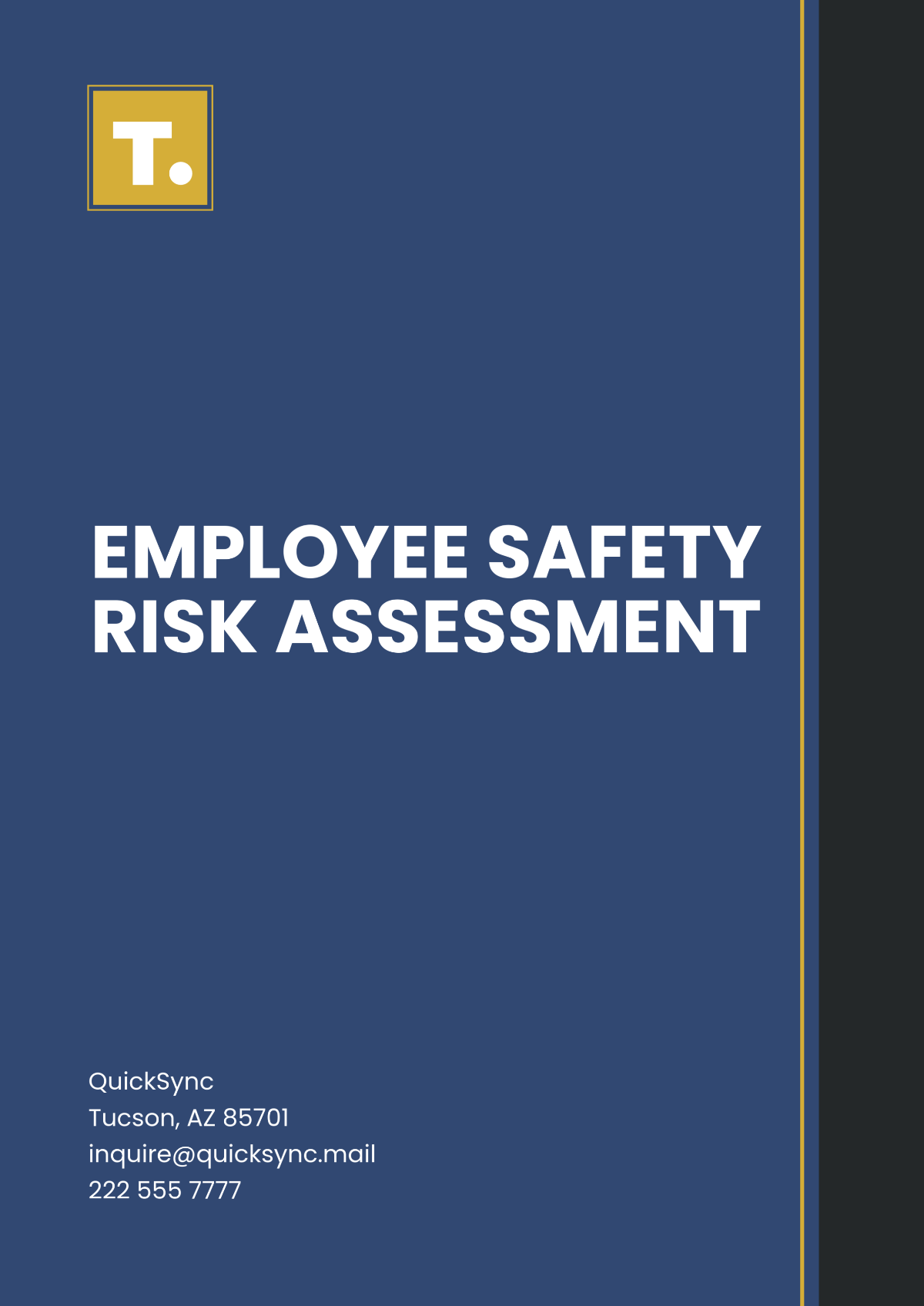 Employee Safety Risk Assessment Template - Edit Online & Download