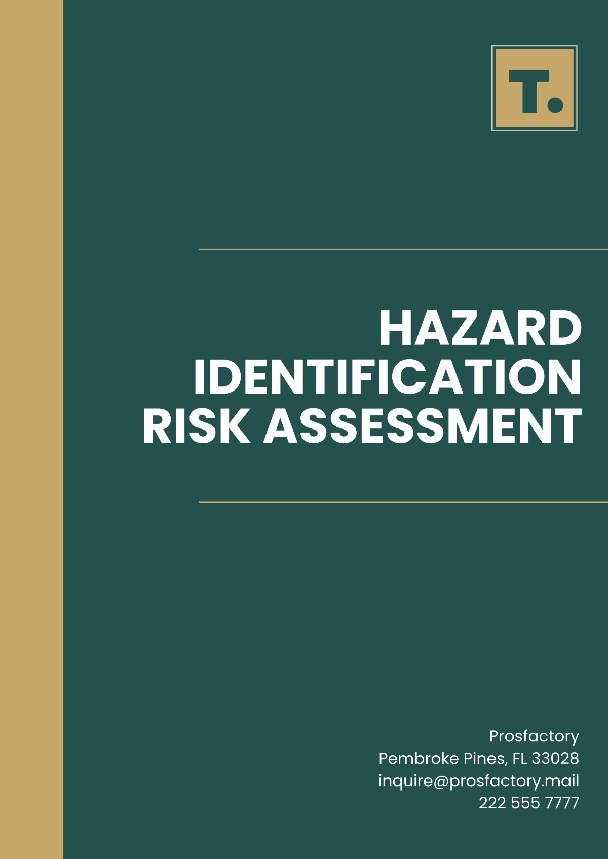 Hazard Identification Risk Assessment Template - Edit Online & Download