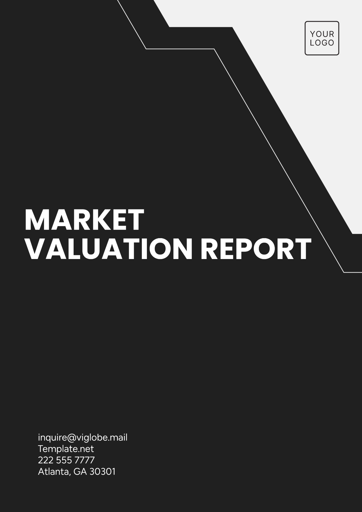 Market Valuation Report Template - Edit Online & Download