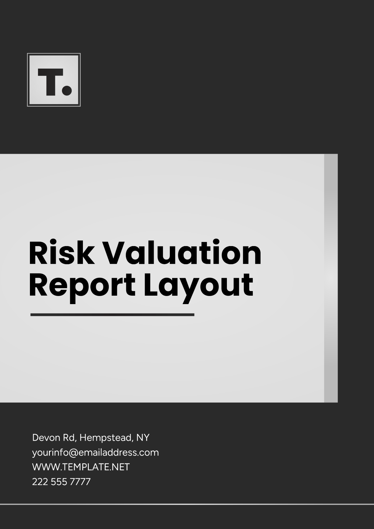 Risk Valuation Report Layout Template - Edit Online & Download