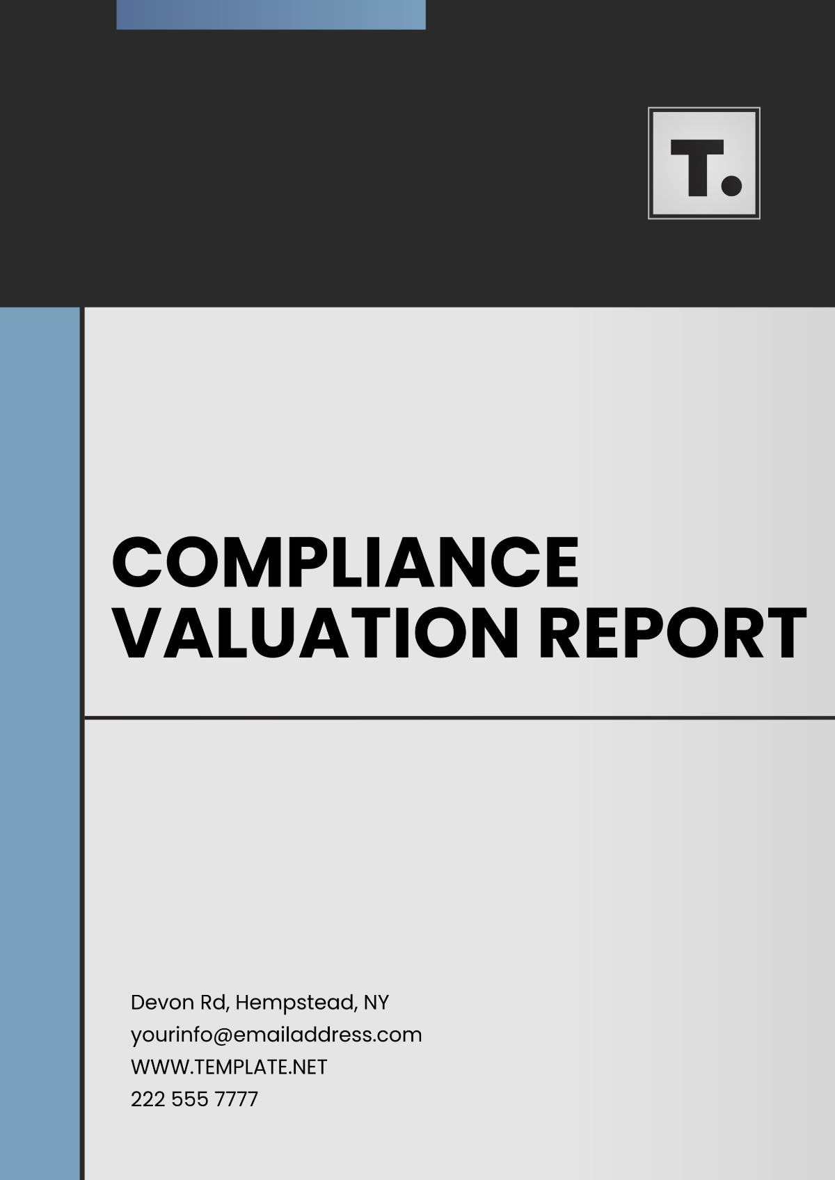 Compliance Valuation Report Template - Edit Online & Download