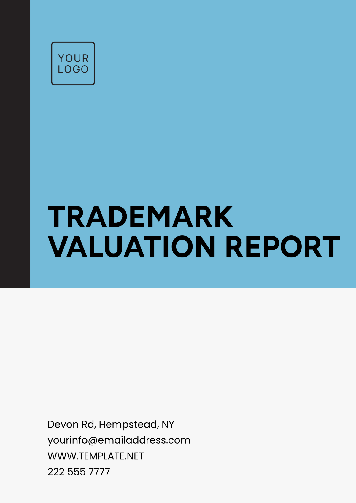 Trademark Valuation Report Template - Edit Online & Download