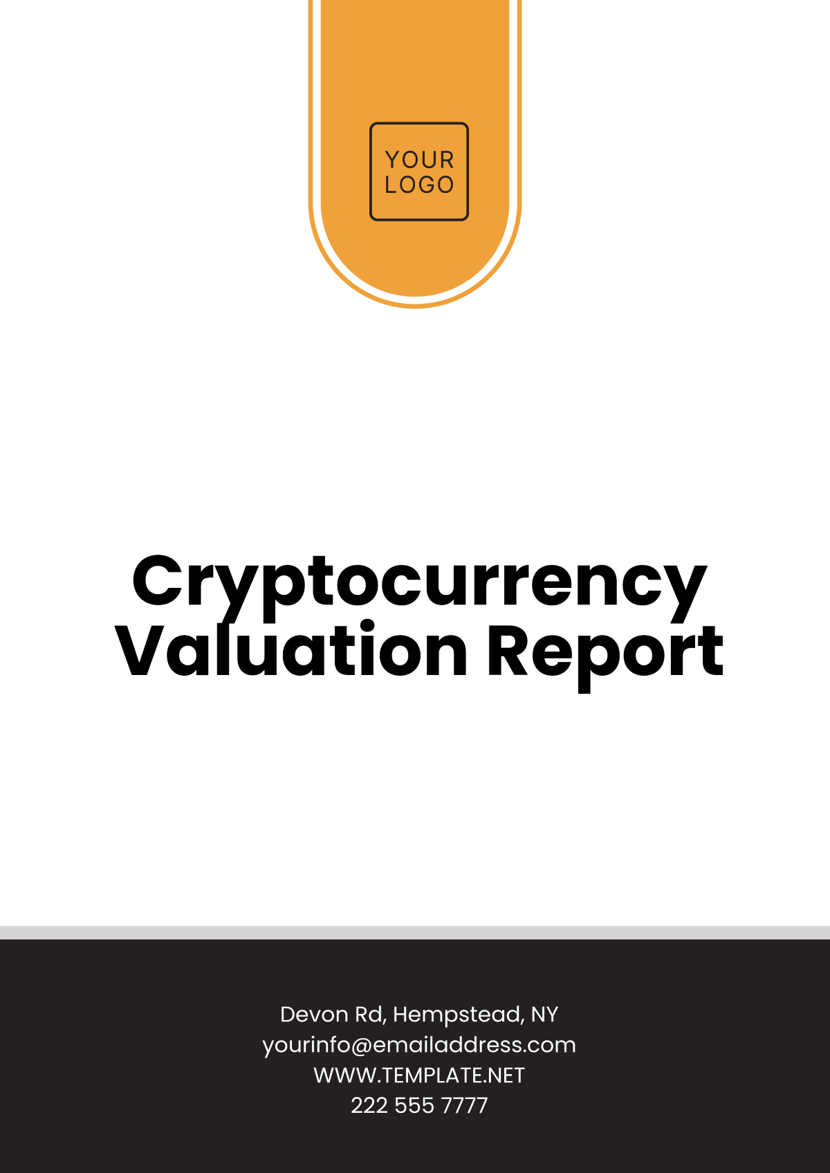 Cryptocurrency Valuation Report Template - Edit Online & Download