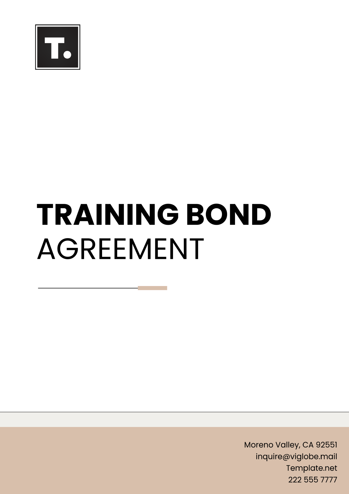 Training Bond Agreement Template - Edit Online & Download