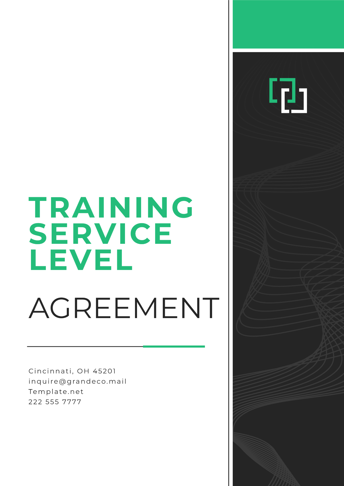 Training Service Level Agreement Template - Edit Online & Download