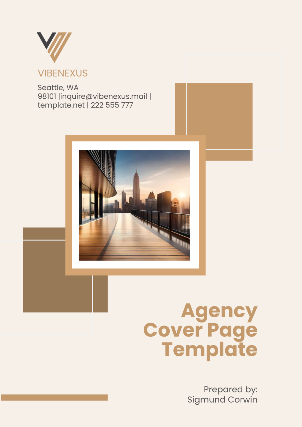 Agency Cover Page Template - Edit Online & Download