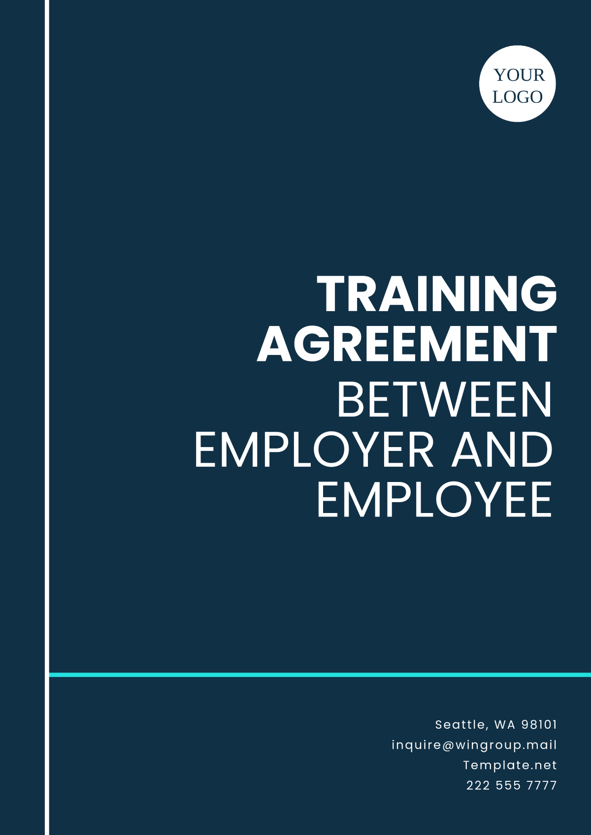 Training Agreement Between Employer and Employee Template - Edit Online & Download