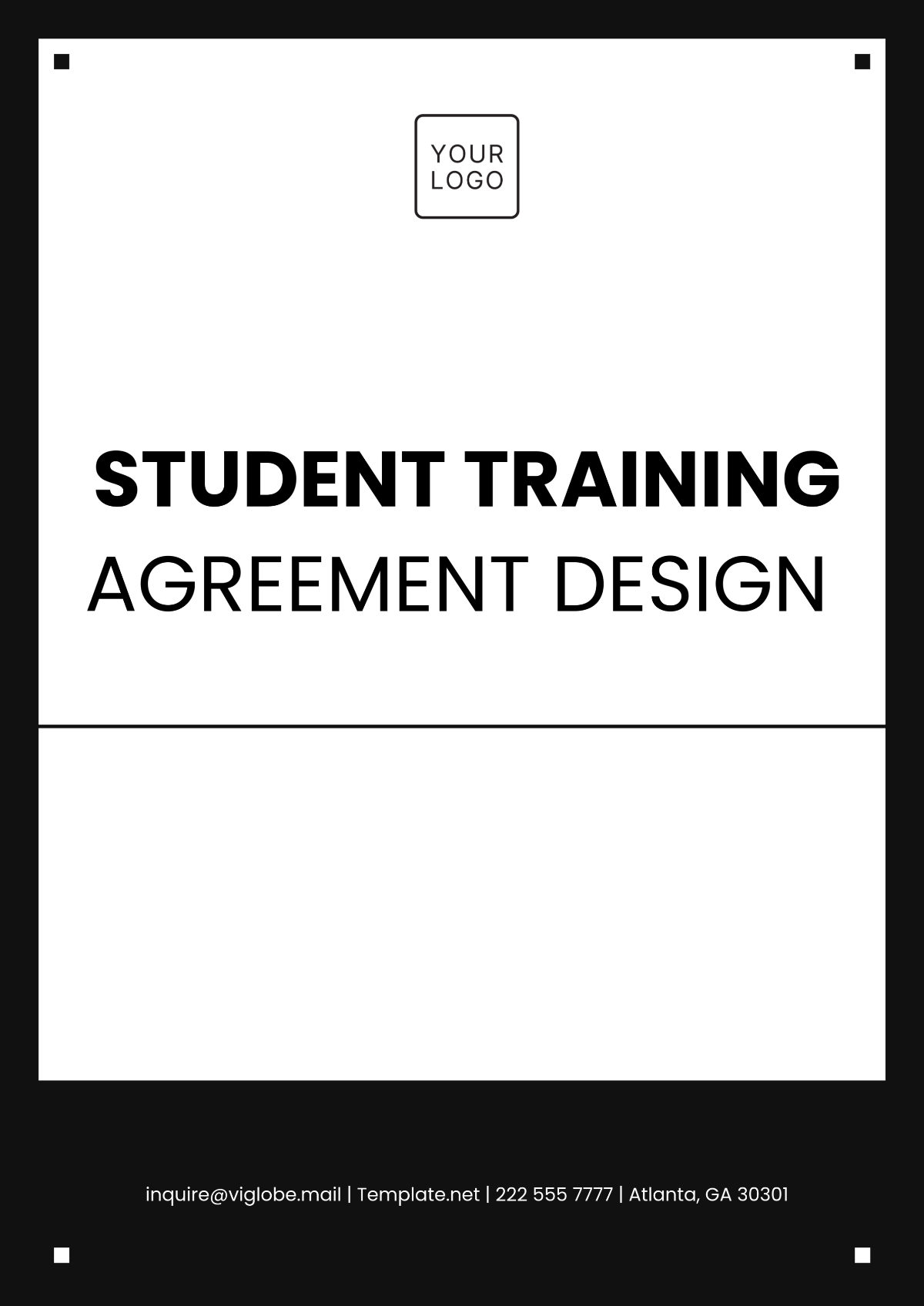 Student Training Agreement Design Template - Edit Online & Download