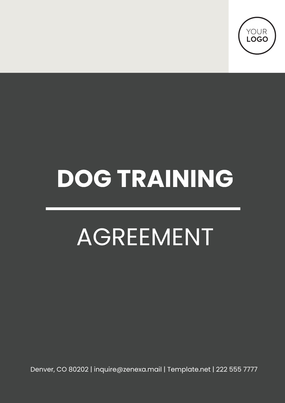 Dog Training Agreement Template - Edit Online & Download