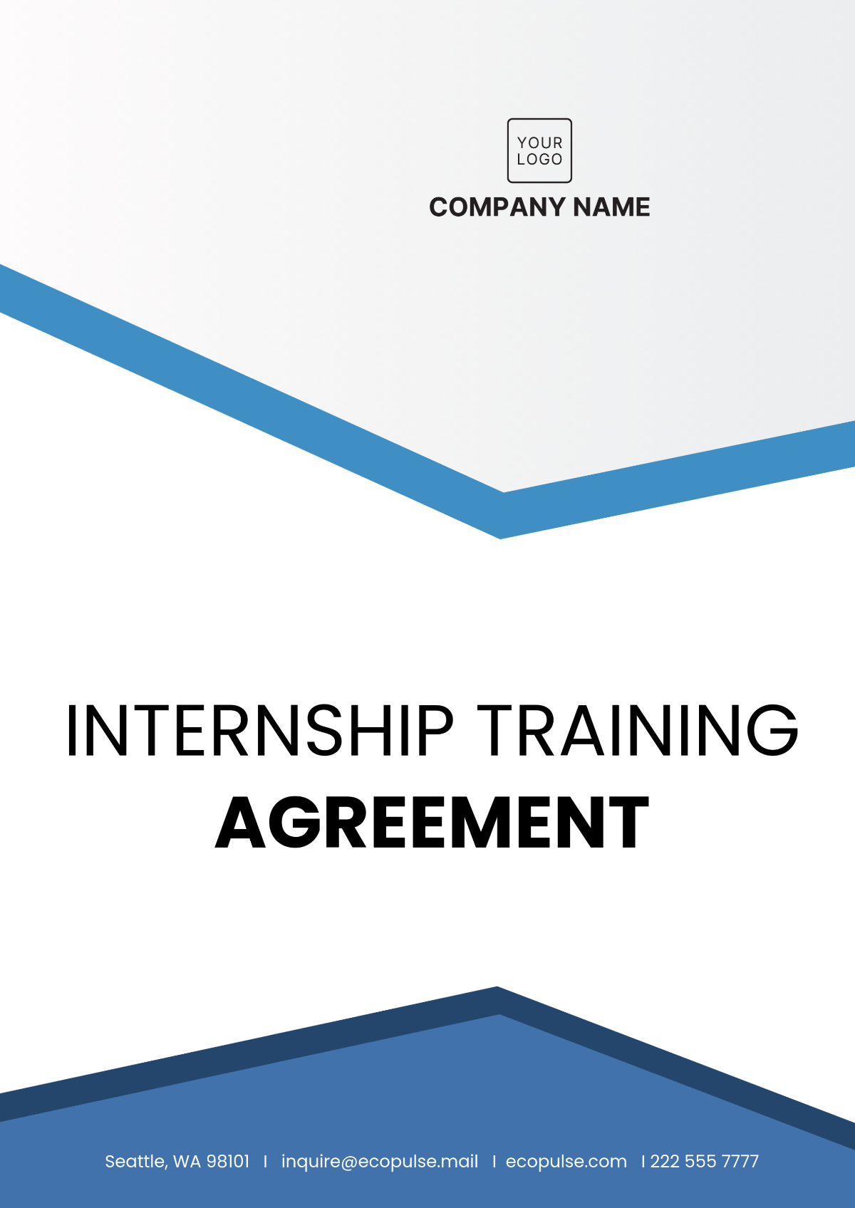 Internship Training Agreement Template - Edit Online & Download