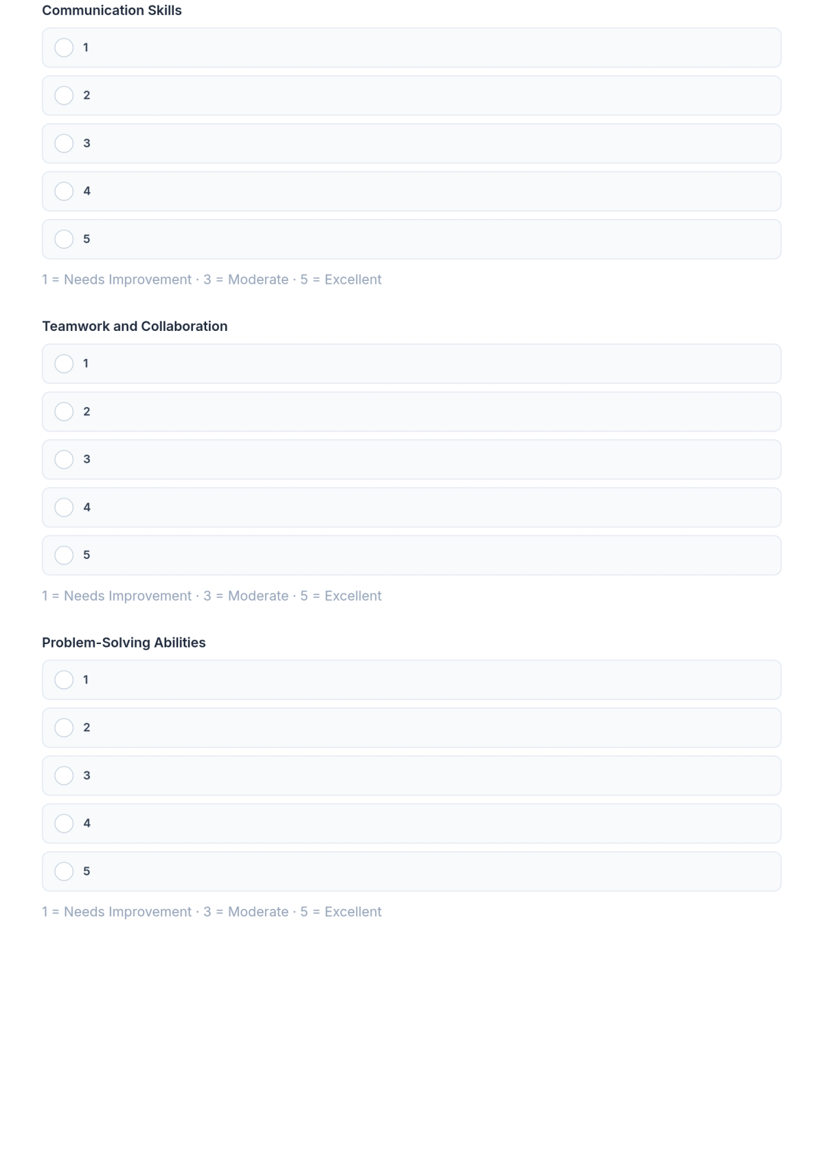 Free Team Member Evaluation Form Template & AI Maker Free Team Member Evaluation Form Template & AI Maker