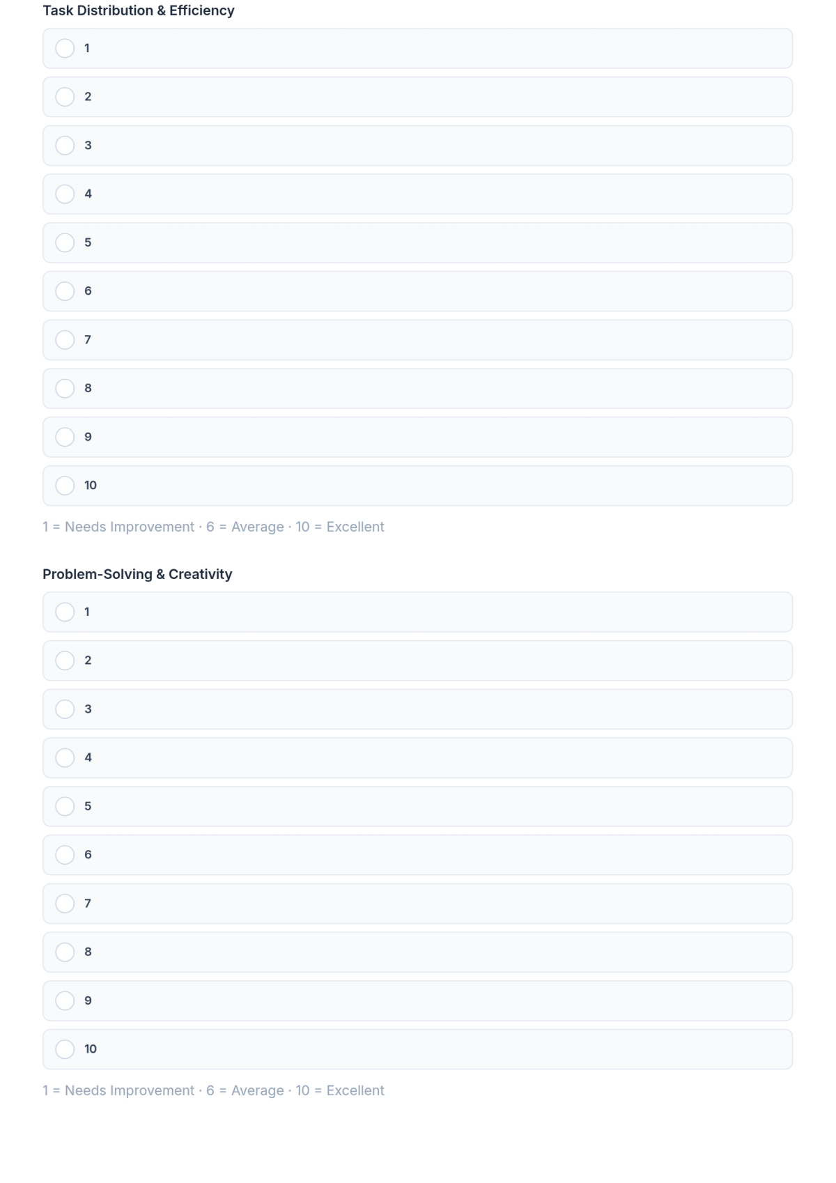 Free Group Evaluation Form Template & AI Group Evaluation Form Maker
