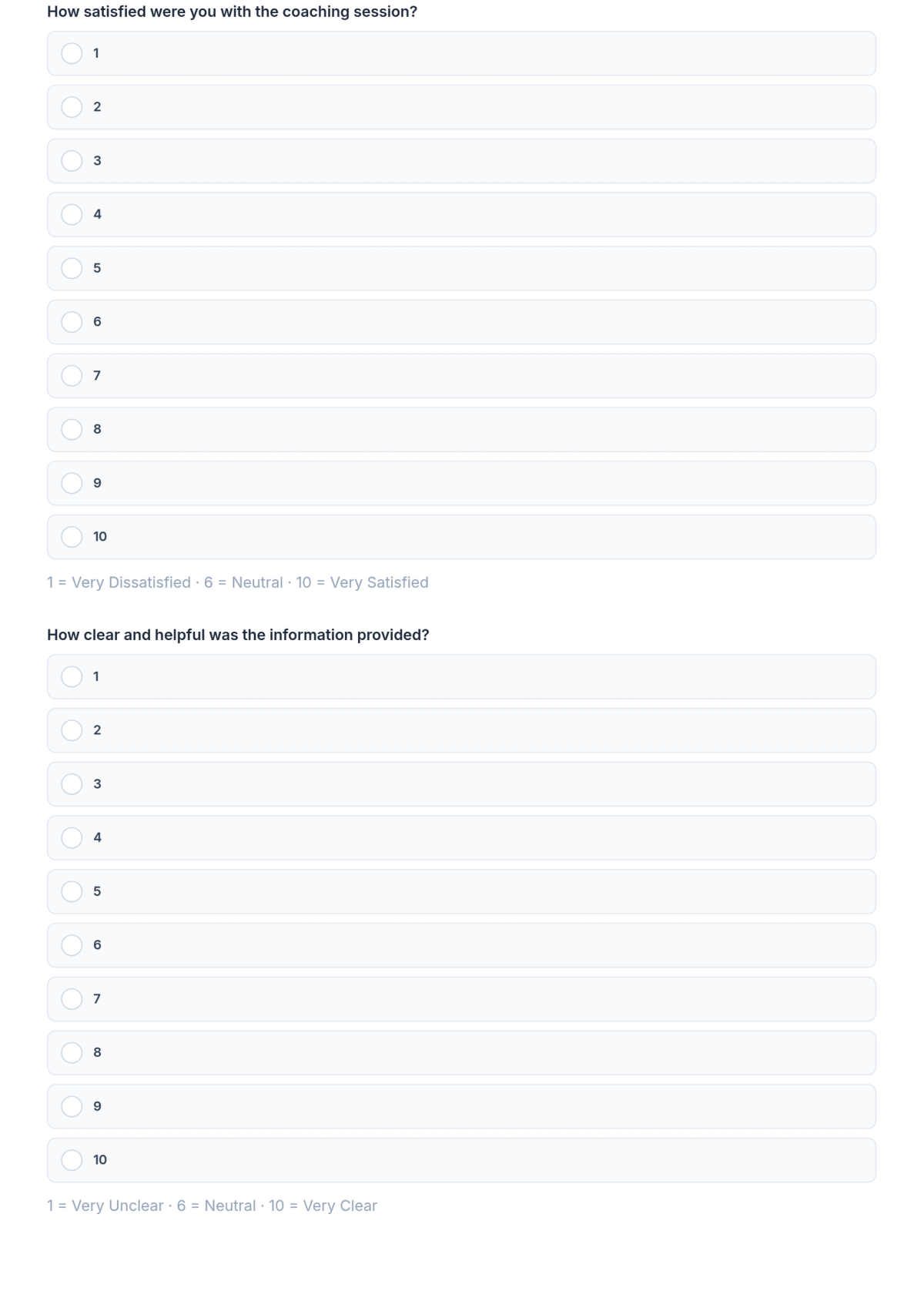 Free Coaching Evaluation Form Template & AI Maker