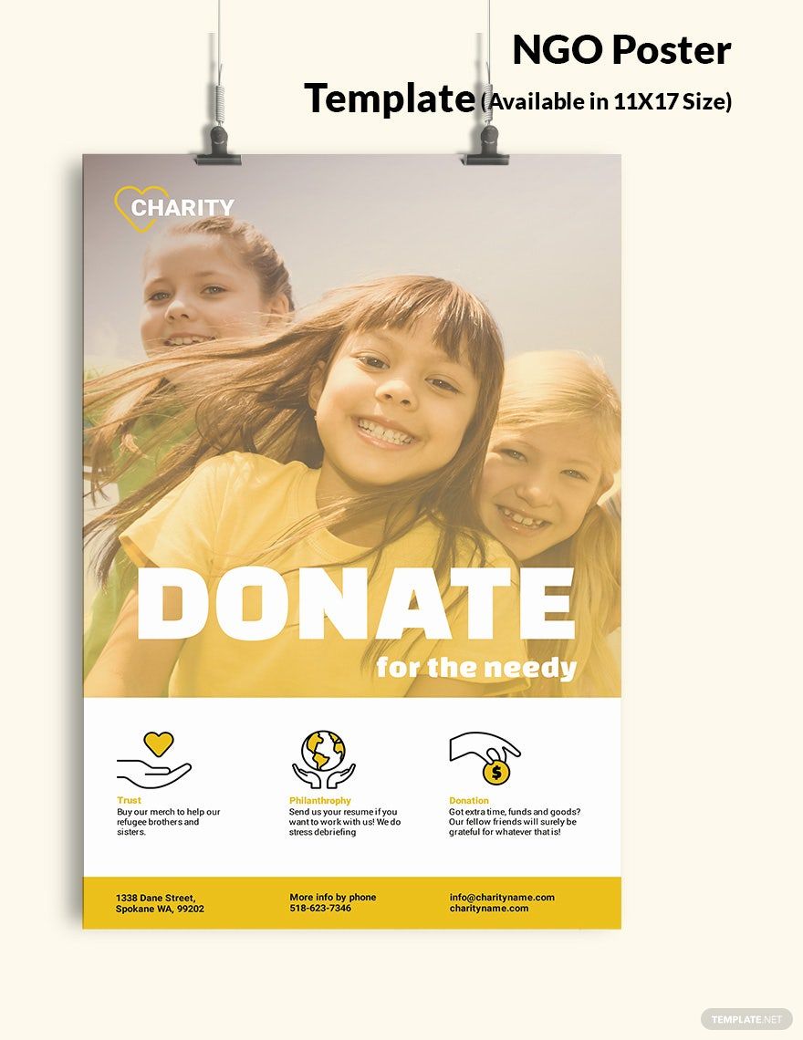 NGO Poster Template