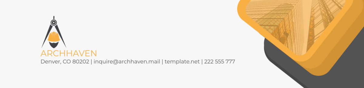 Architect Header Template - Edit Online & Download