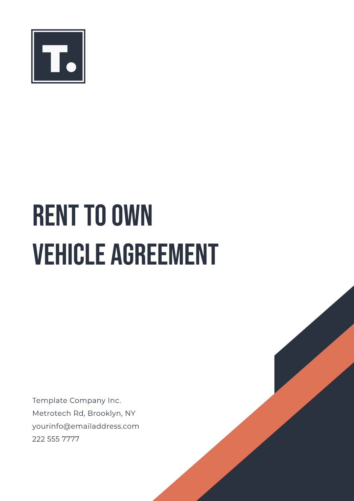 Rent to Own Vehicle Agreement Template - Edit Online & Download