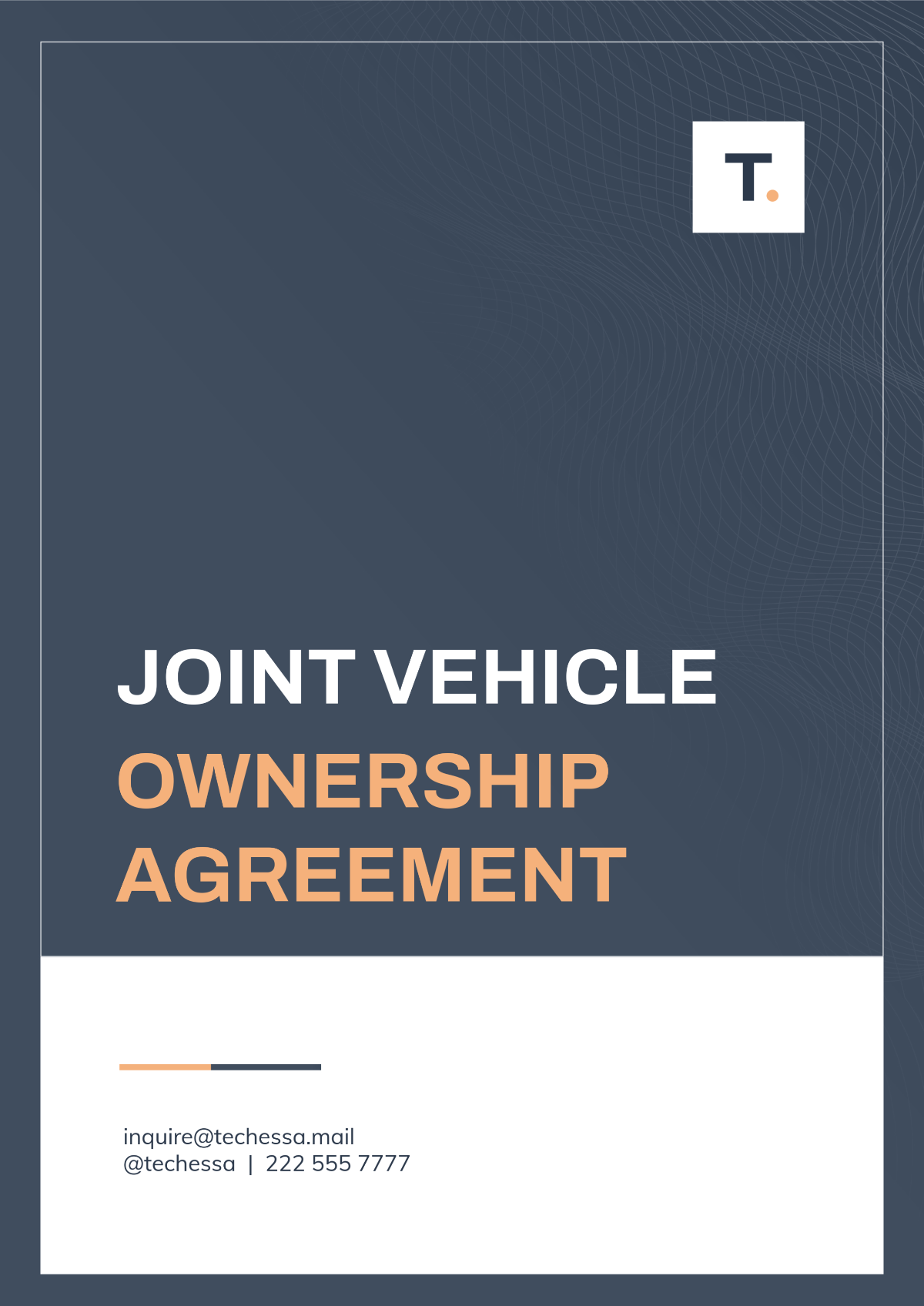 Joint Vehicle Ownership Agreement Template - Edit Online & Download