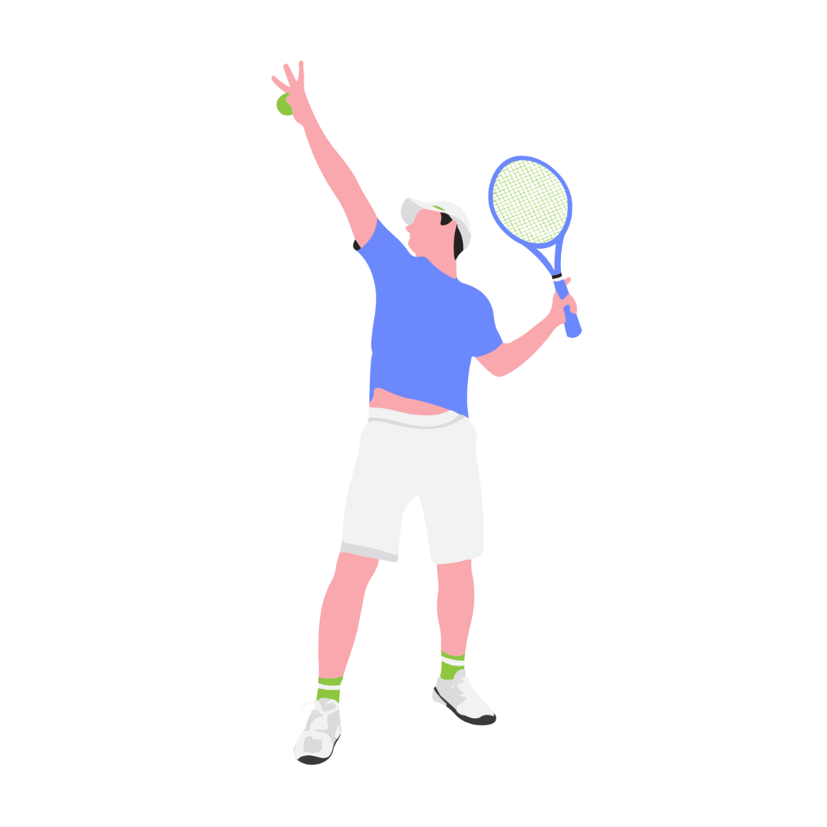 Free Tennis Player Clipart Template - Edit Online & Download