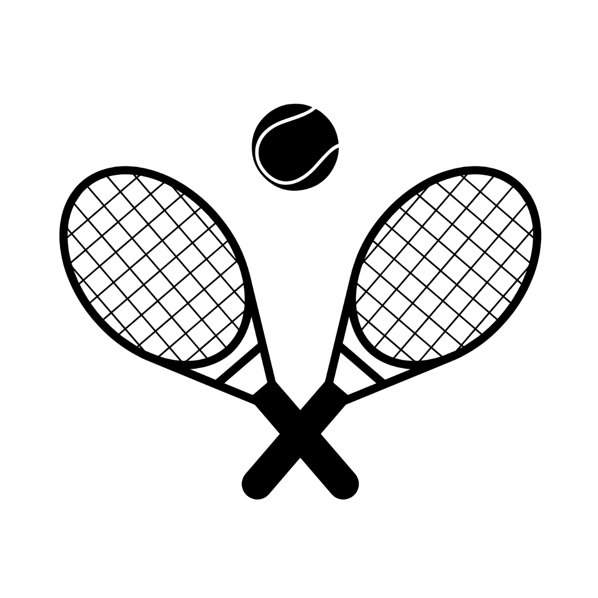 Free Minimalist Tennis Clipart Template - Edit Online & Download