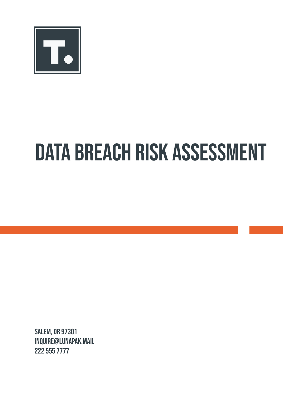 Free Data Breach Risk Assessment Template