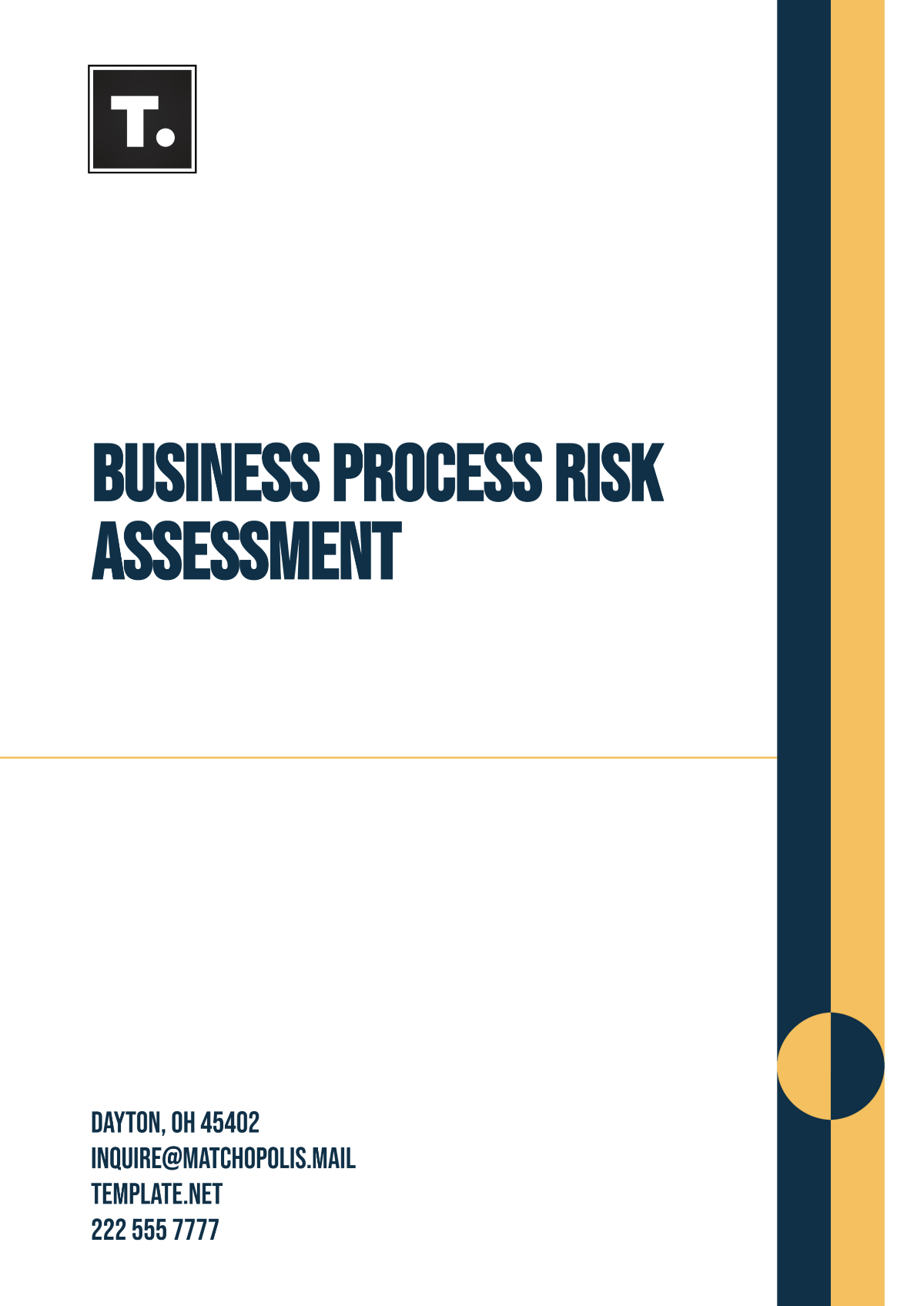 Business Process Risk Assessment Template - Edit Online & Download