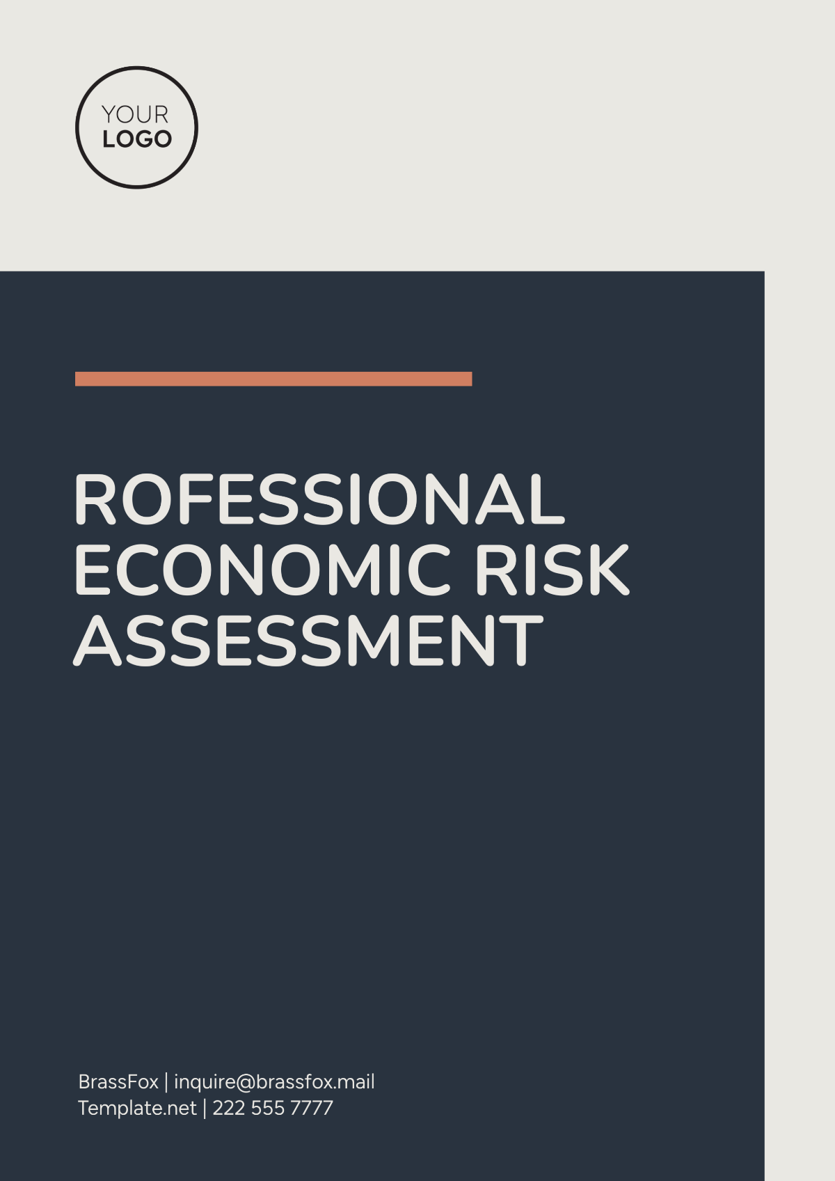 Free Professional Economic Risk Assessment Template