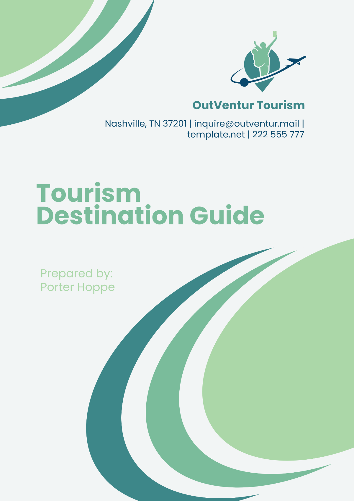 Tourism Destination Guide Template - Edit Online & Download