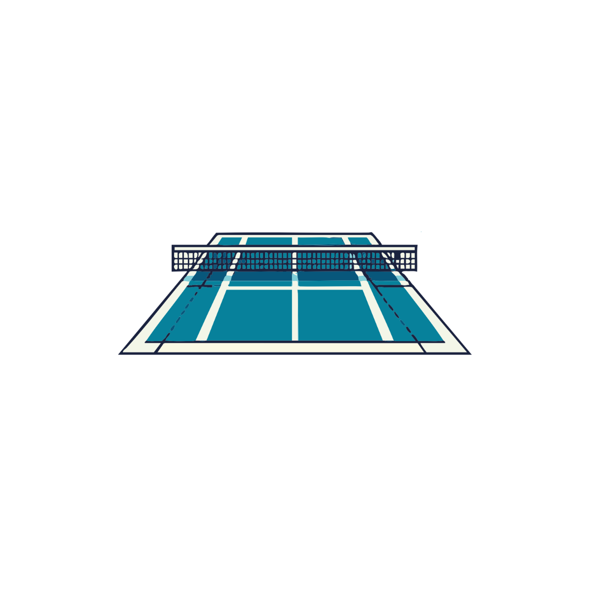 Tennis Court Clipart - Edit Online | Template.net